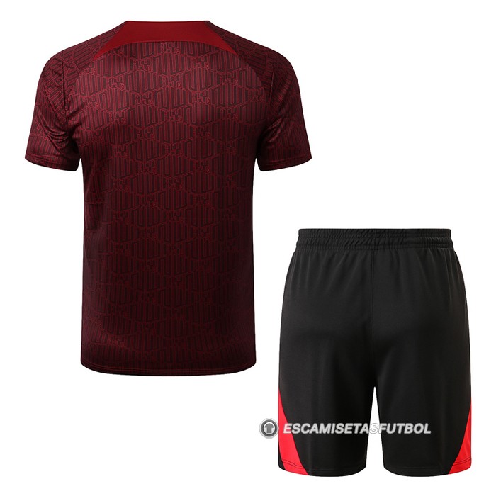 Chandal del Liverpool Manga Corta 2022-2023 Rojo - Pantalon Corto